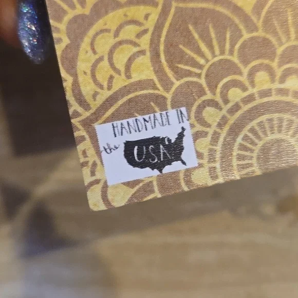 Upcycled Designer Inspired Handmade Dangle Earrings - Picture 8 of 8